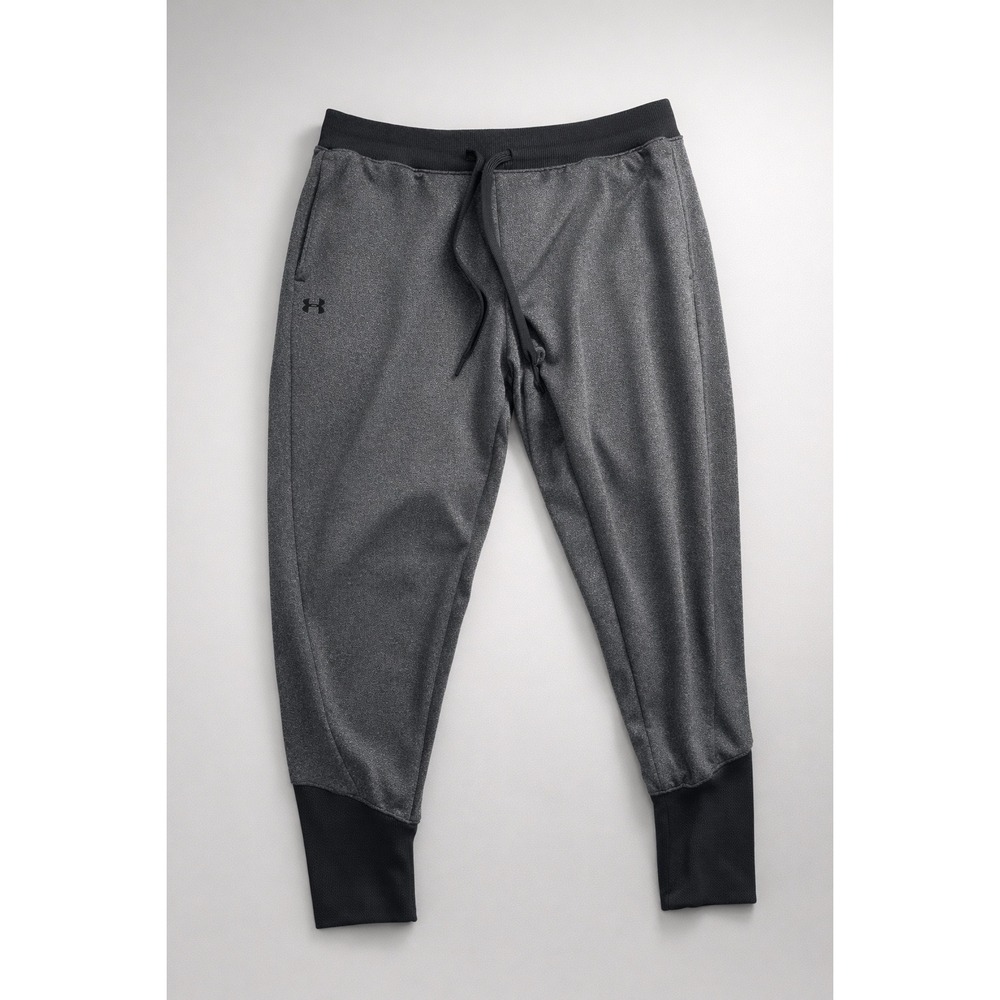 Under Armour ColdGear Joggers Boys Large Gray Sweatpants Athleisure Streetwear L